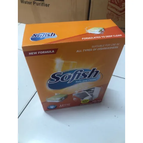 Viên Rửa Bát Sofish Hộp 100 Viên - Sạch Chuyên Dụng Cho Máy Rửa Chén, Hiệu Quả Nhanh Chóng, Không Mùi, An Toàn Khi Sử Dụng