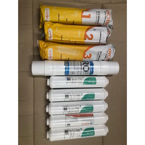 Bộ 9 Lõi Lọc Nước LIVOTEC Karofi - Lọc Thô 123 và Màng RO Đúc Hàn Quốc, Bao Gồm 5 Lõi Chức Năng Đặc Biệt