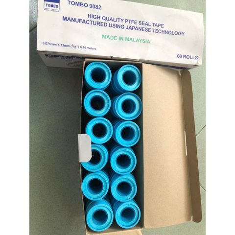 Băng Keo Non TOMBO 9082 - Hộp 60 Cuộn PTFE Chịu Nhiệt, Chất Lượng Cao, Giải Pháp Làm Kín Ống Nước, Ống Thép, Nhôm
