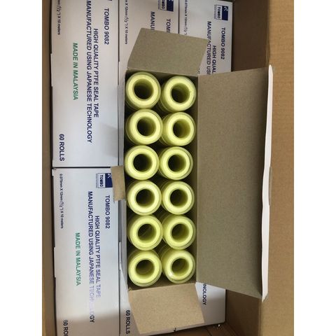 Băng Keo Non TOMBO 9082 - Hộp 60 Cuộn PTFE Chịu Nhiệt, Chất Lượng Cao, Giải Pháp Làm Kín Ống Nước, Ống Thép, Nhôm