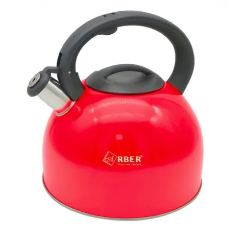 Ấm Đun Từ Arber AB04LSMB - Dung Tích 4L, Inox 304 Cao Cấp, Còi Báo Hiệu Sôi, Thiết Kế Quai Cầm Cách Nhiệt An Toàn, Bếp Từ, Bếp Gas