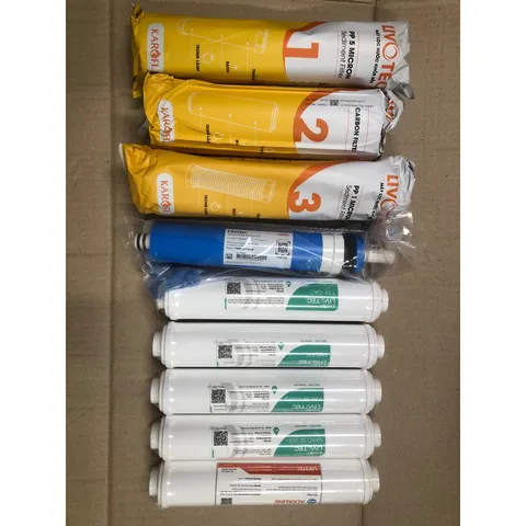Bộ Lõi Lọc Nước RO LIVOTEC Karofi [COMBO 9 Lõi] - Chính Hãng, Thay Thế Máy Lọc Nước RO Từ Karofi, Kangaroo, SUNHOUSE