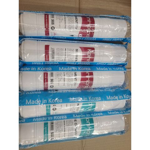 Bộ 5 Lõi Lọc Thô KORIHOME Chính Hãng - 3 Lõi Sediment & 2 Lõi Pre Carbon - Thay Thế Cho Máy Lọc Nước WPK-G61, G62