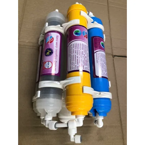 Bộ Lõi Lọc Khoáng Geyser Chính Hãng 4-9 - Lõi Nano, Alkaline, Maifan, và Tia Hồng Ngoại Bổ Sung Khoáng Chất An Toàn Cho Nước Uống