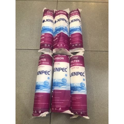 Combo 2 Bộ Lõi Lọc Nước JENPEC - Thay Thế Lõi 1, Lõi 2, Lõi 3 Chính Hãng, Loại Bỏ Tạp Chất Hiệu Quả