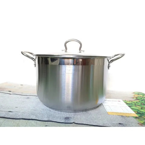 Nồi Luộc Gà Fivestar 30 cm - Inox 430 Không Gỉ, Thiết Kế 3 Đáy Tiết Kiệm Năng Lượng, An Toàn Vệ Sinh Cho Mọi Loại Bếp