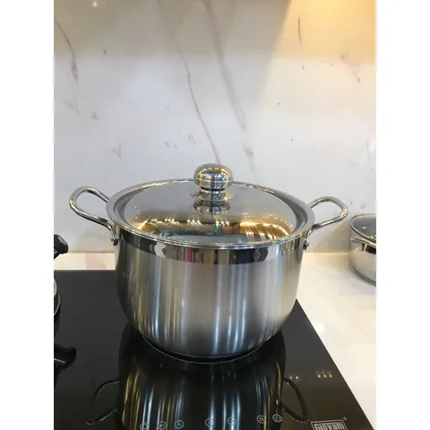 Nồi Luộc Gà Fivestar 30 cm - Inox 430 Không Gỉ, Thiết Kế 3 Đáy Tiết Kiệm Năng Lượng, An Toàn Vệ Sinh Cho Mọi Loại Bếp