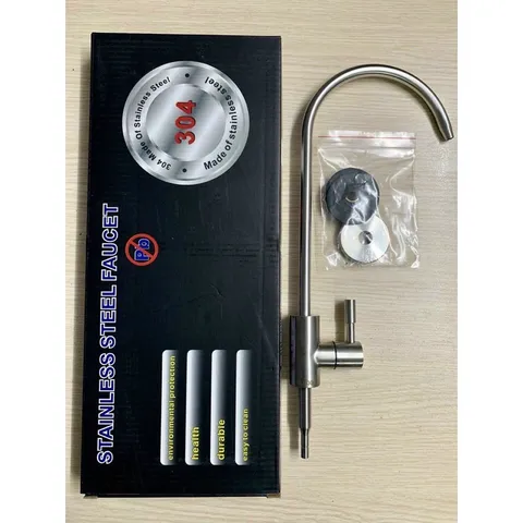 Vòi gạt máy lọc nước Inox 304 - Thay thế cho máy RO và Nano, thiết kế sang trọng, xoay 360° không rỉ, tiện dụng cho gia đình