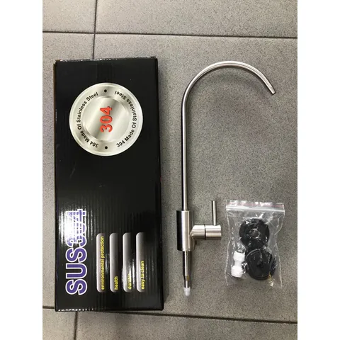 Vòi gạt máy lọc nước Inox 304 - Thay thế cho máy RO và Nano, thiết kế sang trọng, xoay 360° không rỉ, tiện dụng cho gia đình