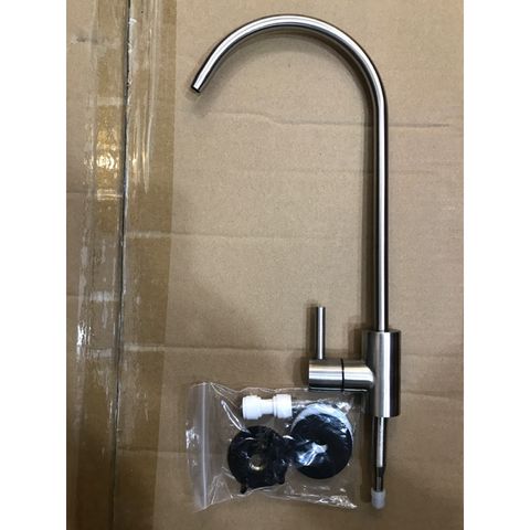Vòi gạt máy lọc nước Inox 304 - Thay thế cho máy RO và Nano, thiết kế sang trọng, xoay 360° không rỉ, tiện dụng cho gia đình