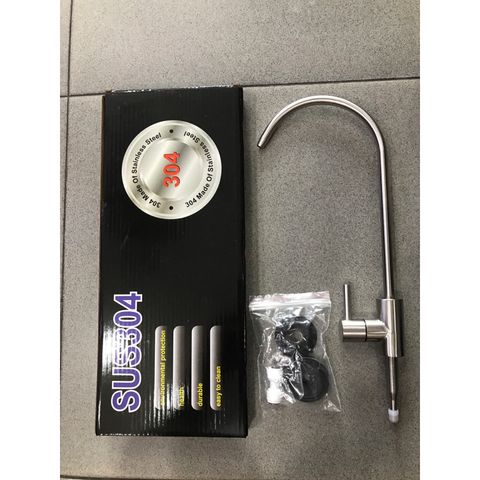 Vòi gạt máy lọc nước Inox 304 - Thay thế cho máy RO và Nano, thiết kế sang trọng, xoay 360° không rỉ, tiện dụng cho gia đình