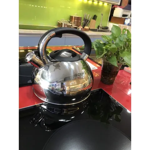 Ấm đun từ Bgem 3L sử dụng Chất liệu inox cao cấp | Đun được với nhiều loại bếp như bếp điện, bếp từ, bếp gas,…