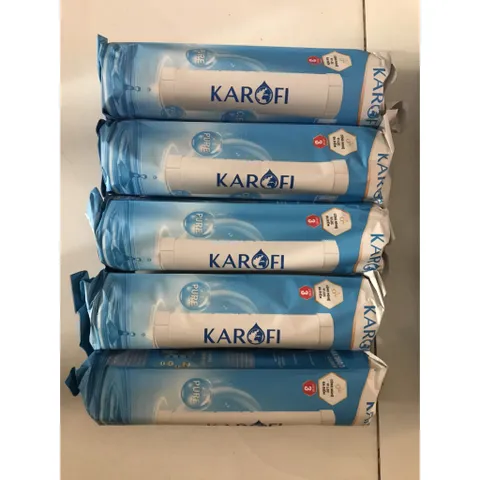 Bộ Combo 5 Lõi Lọc Nước Karofi 1, 2, 3 - Hàng Chính Hãng, Thay Thế Cho Máy Lọc RO, Lọc Tạp Chất Hiệu Quả
