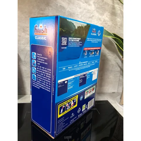 Hộp 110 Viên Rửa Chén FINISH CLASSIC - Hàng chính hãng - Chuyên dùng cho máy rửa chén :Bosch, Beko, LG, Samsung
