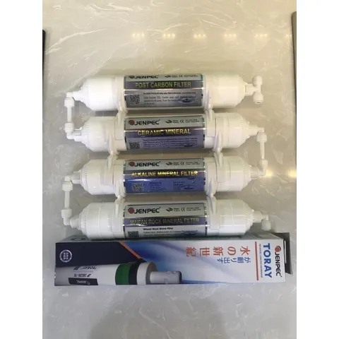 Bộ 5 Lõi Lọc Nước RO Jenpec 45678 - Chính Hãng, Lọc Sạch Vi Khuẩn, Cung Cấp Nước Tinh Khiết Cho Gia Đình