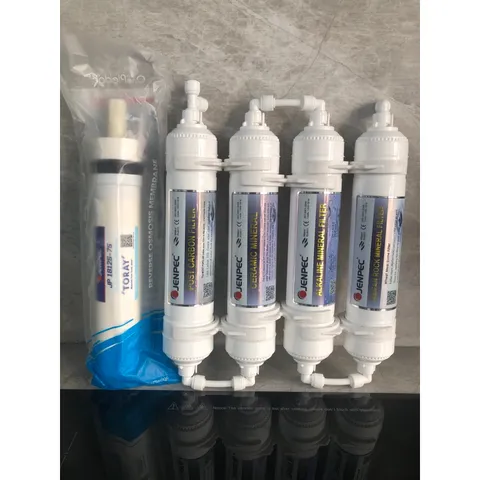 Bộ 5 Lõi Lọc Nước RO Jenpec 45678 - Chính Hãng, Lọc Sạch Vi Khuẩn, Cung Cấp Nước Tinh Khiết Cho Gia Đình