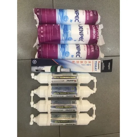 Bộ 8 Lõi Lọc Nước JENPEC Chính Hãng - Giải Pháp Tối Ưu Cho Nguồn Nước Tinh Khiết, Thay Thế Dễ Dàng và An Toàn