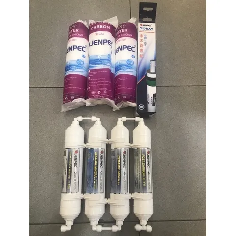 Bộ 8 Lõi Lọc Nước JENPEC Chính Hãng - Giải Pháp Tối Ưu Cho Nguồn Nước Tinh Khiết, Thay Thế Dễ Dàng và An Toàn