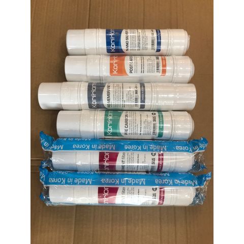 Bộ 6 Lõi Lọc Nước KORIHOME Chính Hãng - Thay Thế Dùng Cho WPK-813, WPK-888-LT, WPK-605, Loại Bỏ Tạp Chất Và Vi Khuẩn