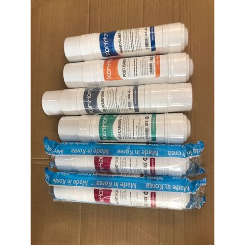 Bộ 6 Lõi Lọc Nước KORIHOME Chính Hãng - Thay Thế Dùng Cho WPK-813, WPK-888-LT, WPK-605, Loại Bỏ Tạp Chất Và Vi Khuẩn