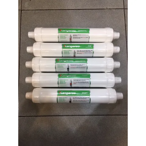 Combo 5 Lõi Lọc KANGAROO Hydrogen Chính Hãng - Bộ Lõi Thay Thế Máy RO, Cải Thiện Chất Lượng Nước, Bổ Sung Khoáng Chất và Oxy