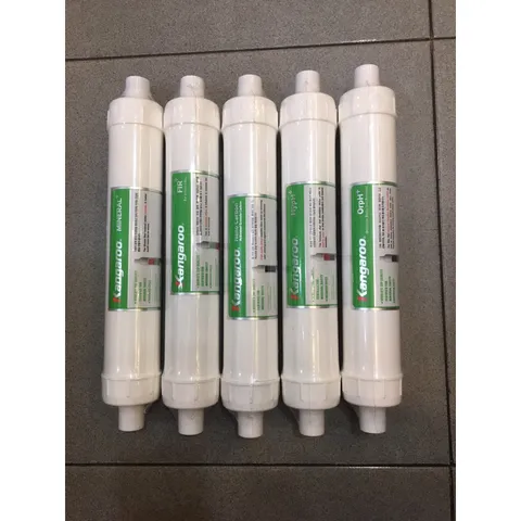 Combo 5 Lõi Lọc KANGAROO Hydrogen Chính Hãng - Bộ Lõi Thay Thế Máy RO, Cải Thiện Chất Lượng Nước, Bổ Sung Khoáng Chất và Oxy