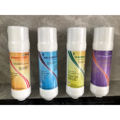 Bộ 4 Lõi Lọc Nước 1234 RYO - Thay Thế Cho Máy Nóng Lạnh RP100H, RP102BH - Lọc Sạch Tối Đa, Đảm Bảo Nguồn Nước An Toàn