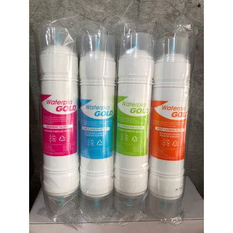 Combo 4 Lõi Lọc Waterpia GOLD - Thay Thế Cho Máy Nóng Lạnh Hàn Quốc - Lọc Nước Sạch An Toàn 실험실