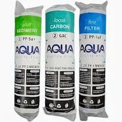 Lõi Lọc Nước AQUA 1,2,3 Chính Hãng - Lọc Thô Hiệu Quả Cho Máy Lọc Nước RO - Tuổi Thọ 3-9 Tháng