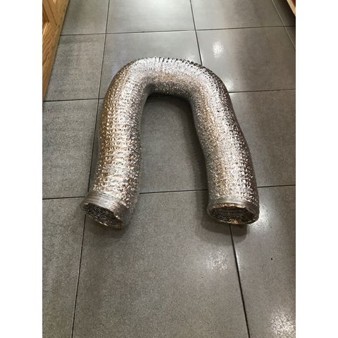 Ống Bạc Mềm Phi 125mm - 2 Mét Ống Gió Chịu Nhiệt Dẫn Khói, Mùi Cho Máy Hút Âm Tủ - Tiện Lợi Cho Hệ Thống Thông Gió