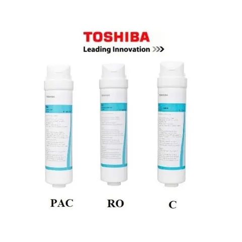 Bộ 3 Lõi Lọc Nước TOSHIBA F-1686 - Lõi Thô, Lõi R.O và Lõi Than Hoạt Tính - Hàng Chính Hãng, Dễ Dàng Thay Thế Tại Nhà