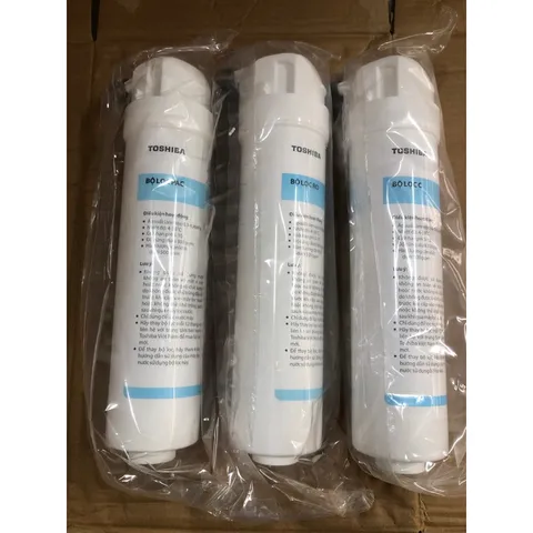 Bộ 3 Lõi Lọc Nước TOSHIBA F-1686 - Lõi Thô, Lõi R.O và Lõi Than Hoạt Tính - Hàng Chính Hãng, Dễ Dàng Thay Thế Tại Nhà