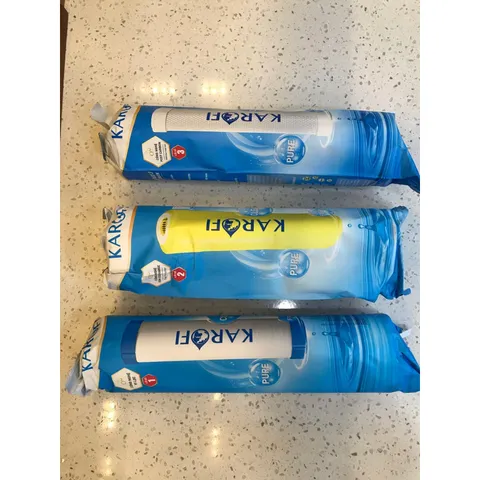 Bộ 3 Lõi Lọc Nước Karofi 1 2 3 - Chính Hãng Dành Cho Nước Cứng Nhiễm Đá Vôi - Bảo Vệ Màng RO Hiệu Quả