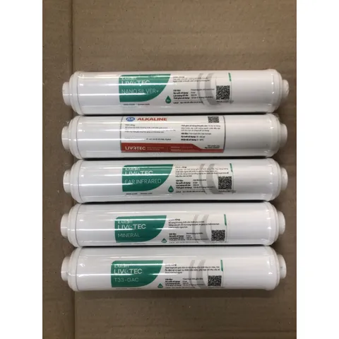 Bộ 5 Lõi Lọc Nước LIVOTEC Karofi 56789 - Chính Hãng, Bổ Sung Khoáng Chất, Tăng Cường Sức Khỏe và Hương Vị Nước Tự Nhiên