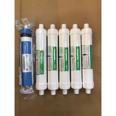 Combo 6 Lõi Lọc Nước Kangaroo 4-9 Chính Hãng - Phụ Kiện Cho Máy Lọc Nước Hydrogen KG-100HA, KG-100HB, KG-100HQ