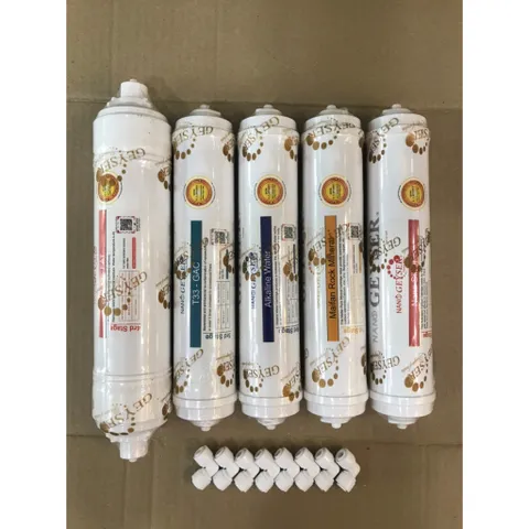 Bộ 5 Lõi Lọc Nước Khoáng Geyser 4-8 - Hàng Chính Hãng, Cung Cấp Khoáng Chất Thiết Yếu Cho Sức Khỏe Gia Đình