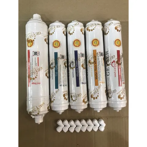 Bộ 5 Lõi Lọc Nước Khoáng Geyser 4-8 - Hàng Chính Hãng, Cung Cấp Khoáng Chất Thiết Yếu Cho Sức Khỏe Gia Đình