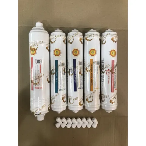 Bộ 5 Lõi Lọc Nước Khoáng Geyser 4-8 - Hàng Chính Hãng, Cung Cấp Khoáng Chất Thiết Yếu Cho Sức Khỏe Gia Đình