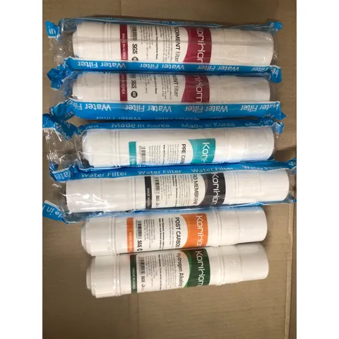 Bộ Lõi Lọc Nước KORIHOMe 6 chiếc cho Máy WPK-818-HA - Lõi RO, Pre Carbon, Post Carbon, Hydrogen Alkaline chính hãng, lọc sạch tối ưu