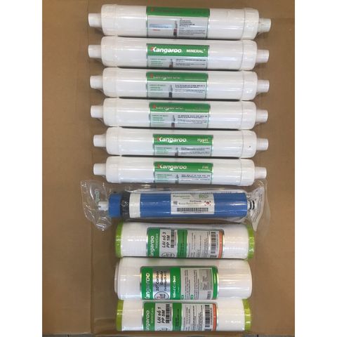 Bộ 10 Lõi Lọc Nước Kangaroo Hydrogen Chính Hãng - Lọc Sạch Virus, Vi Khuẩn, Tích Hợp Công Nghệ Hiện Đại