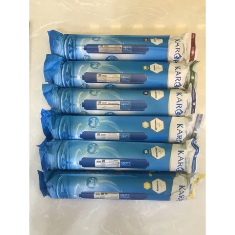 Bộ 6 Lõi Lọc Nước Karofi 5678910 - Hàng Chính Hãng Bổ Sung Khoáng Chất Cho Nước Nguồn Sạch & Ngọt
