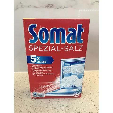 Muối Rửa SOMAT 1,2KG - Xuất xứ Châu âu - Giúp máy không bị bám cặn , vôi hóa
