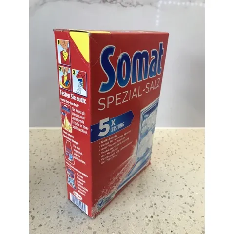 Muối Rửa SOMAT 1,2KG - Xuất xứ Châu âu - Giúp máy không bị bám cặn , vôi hóa