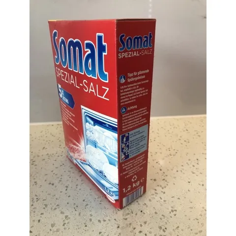 Muối Rửa SOMAT 1,2KG - Xuất xứ Châu âu - Giúp máy không bị bám cặn , vôi hóa