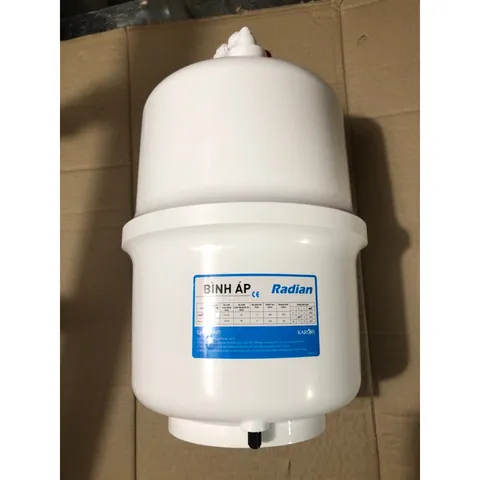 Bình áp Nhựa Radian KAROFI 3.2G - Hàng chính hãng, Dung tích 7 Lít, Bền bỉ cho máy lọc nước gia đình