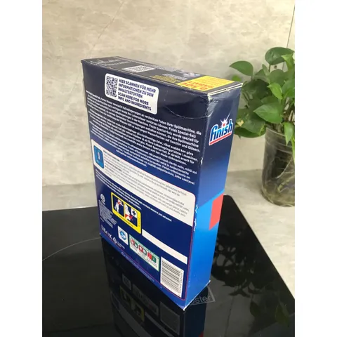 Muối Làm Mềm Nước Finish 1.2KG - Bảo Vệ Máy Rửa Bát, Ngăn Ngừa Bám Cặn Canxi Magie, Hàng Nhập Khẩu Đức