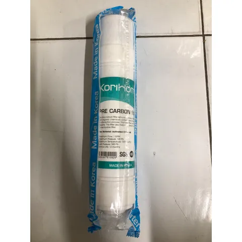 Lõi Lọc Nước Pre-Carbon Korihome Chính Hãng - Lọc Hữu Cơ, Khử Mùi Hôi, Bảo Vệ Màng RO, Hàn Quốc