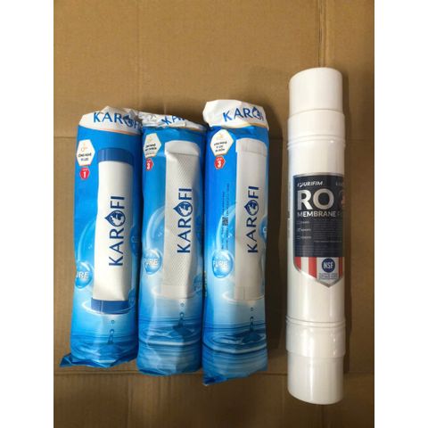 Bộ 10 Lõi Lọc Nước KAROFI Chính Hãng - Thay Thế Máy KAD-D52, KAD-D68, KAD-X39 - Hiệu Suất Cao, An Toàn cho Sức Khỏe