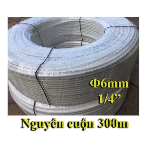 Cuộn Dây Dẫn Nước 6mm & 10mm - Ống Nước Chuyên Dụng Cho Máy Lọc Nước RO, Nano - PVC Cao Cấp, Bền Bỉ, 150m/300m