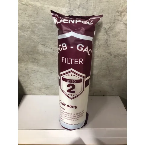 Lõi Lọc Nước JENPEC 123 Chính Hãng - PP5 micron, GAC, PP1 micron - Giải Pháp Lọc Nước Sạch Cho Gia Đình